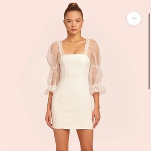 Amanda Uprichard Tia Dress - Ivory - Large